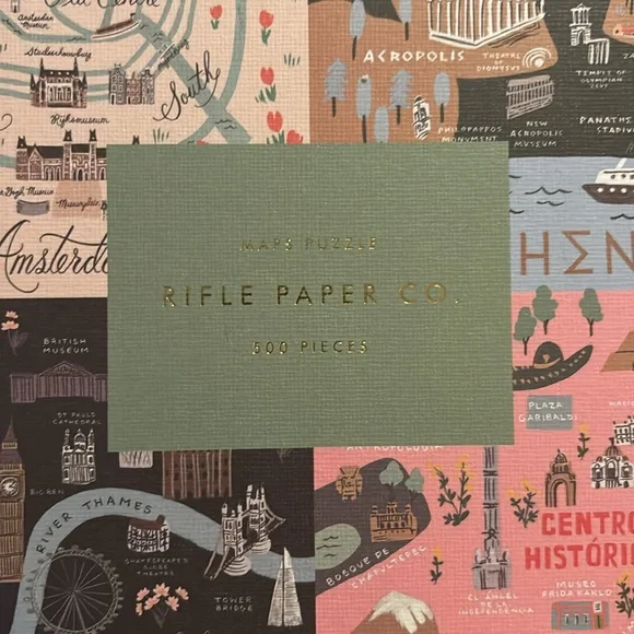 500-pc Map Puzzle - Picture 2 of 4